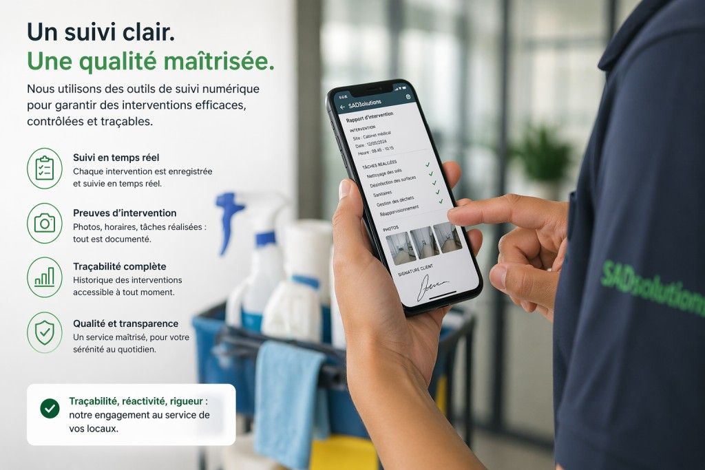 Suivi numérique et qualité maîtrisée